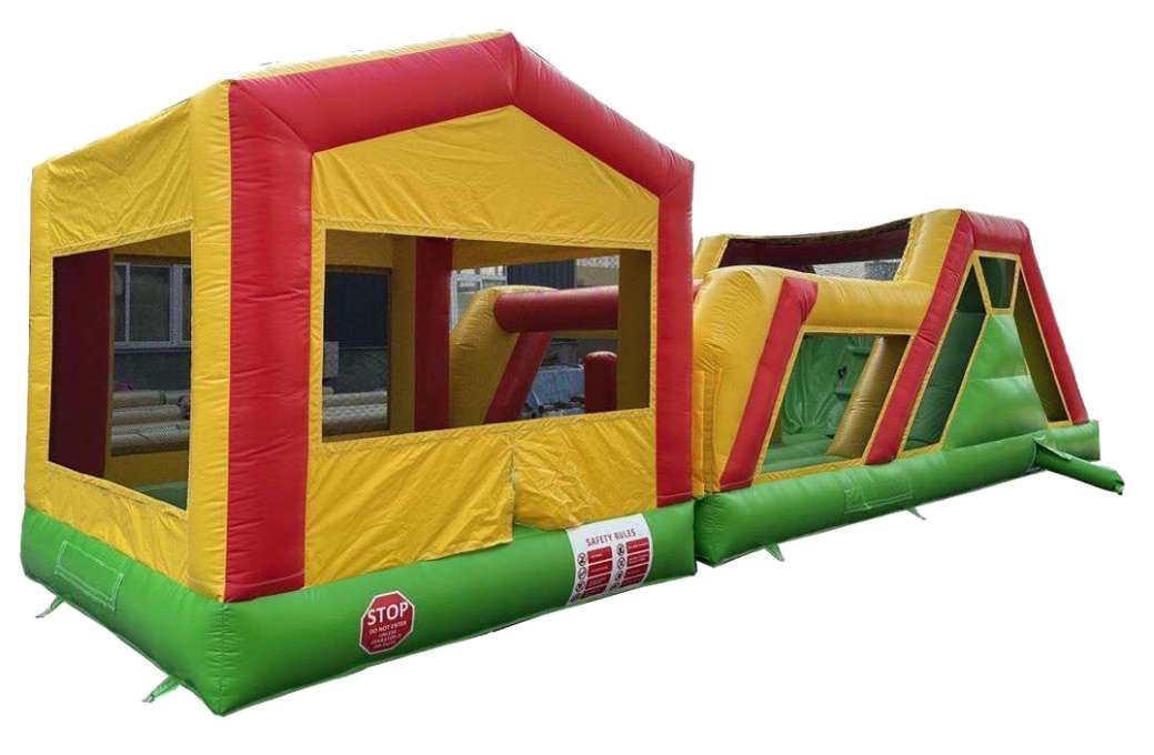 Stormbaan geel/rood 15m