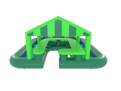 Poolbar groen