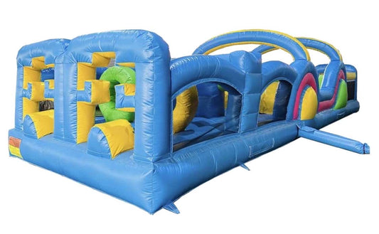 Stormbaan blauw/geel 17m