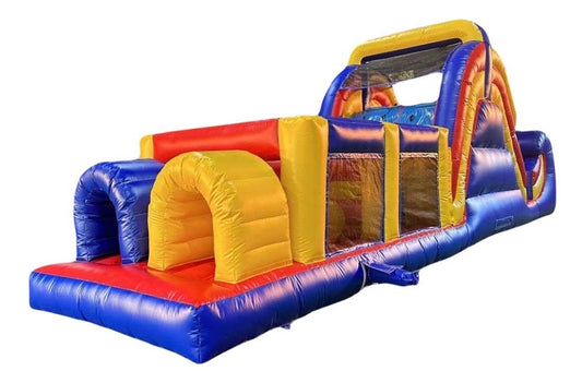 Stormbaan blauw/geel 17m