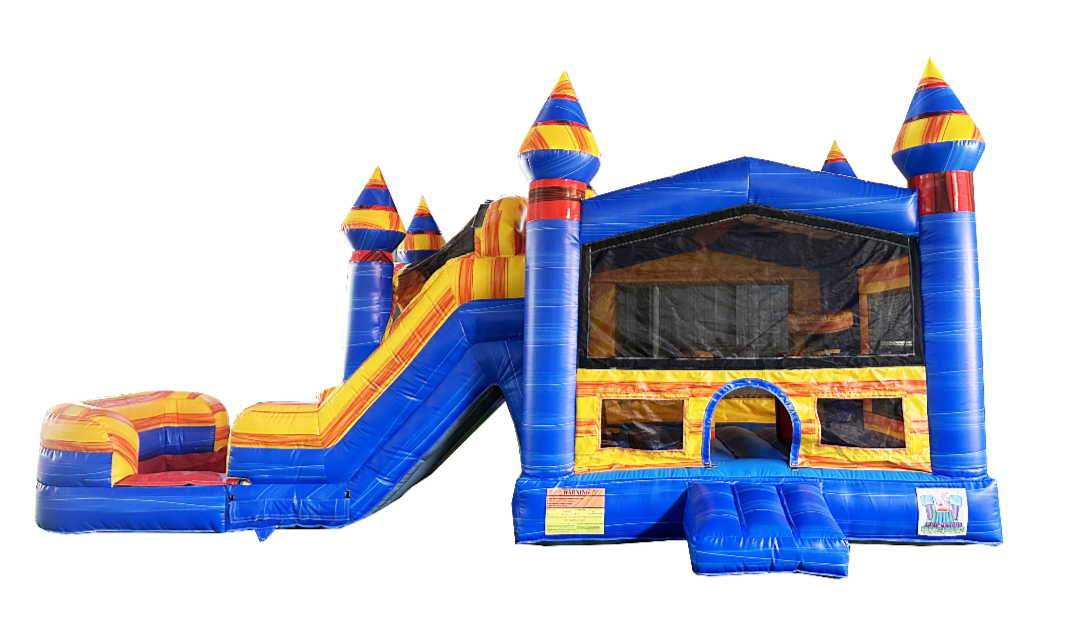 Multiplay super blauw/geel kasteel